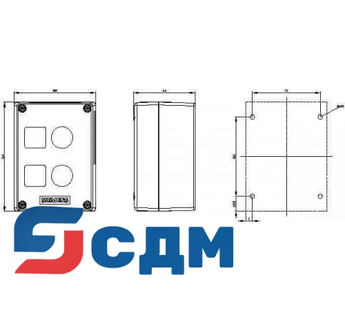 3SU1802-0AA00-0AB1 Пустой корпус