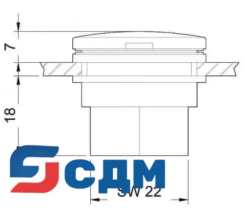 3SB3921-0AA Защитная крышка, шторки, пустые разъемы