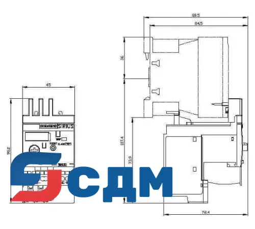3RB3016-1RE0 3RB30, 3RB31 до 40 A для стандартных применений