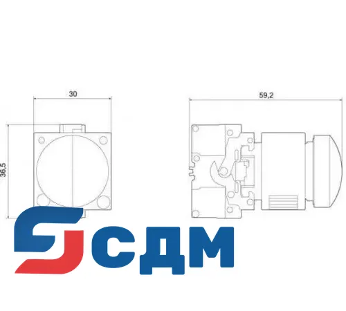 3SB3204-6BA40 Комплектная комбинации устройств