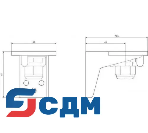 8WD4408-0CD Сигнальная колонна SIGUARD, диаметр 70 mm