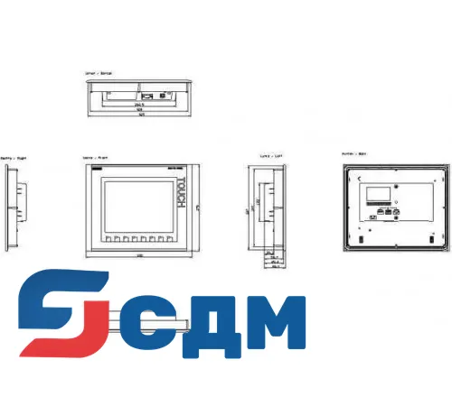 6AV66470AE113AX0 — Стационарные панели операторов Siemens.