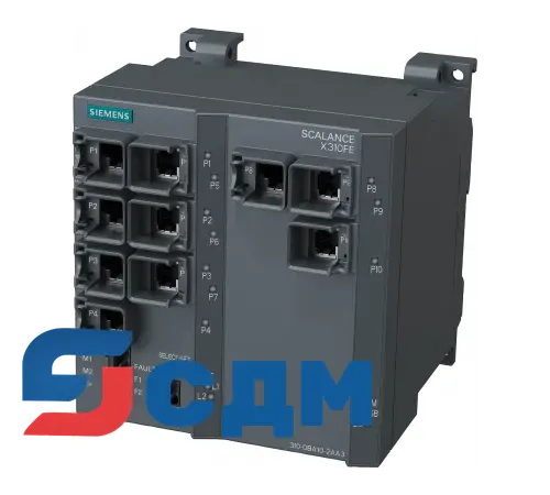 6GK5310-0BA10-2AA3 Управляемый коммутатор SCALANCE X-300