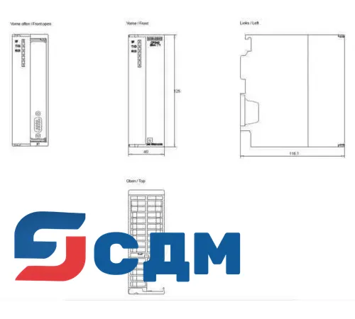 Siemens 6ES7340-1BH02-0AE0 Программируемый контроллер