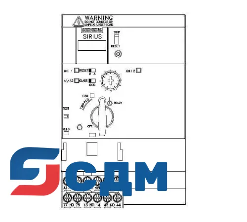 3RA6250-1AB33 Реверсивный компактный пускатель 3RA62