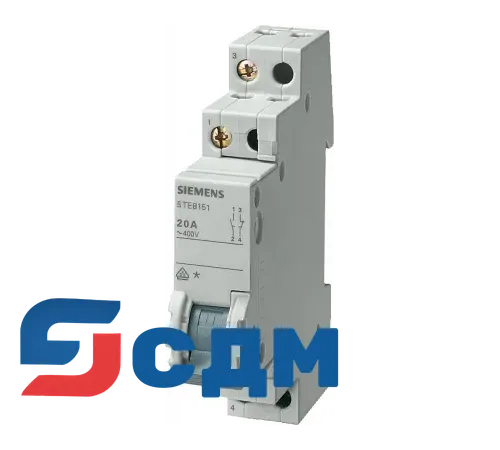 5TE8152 Выключатели 5TE8, установочная глубина 70мм