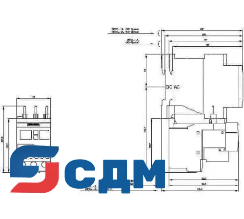 3RR2442-1AA40 Реле контроля тока