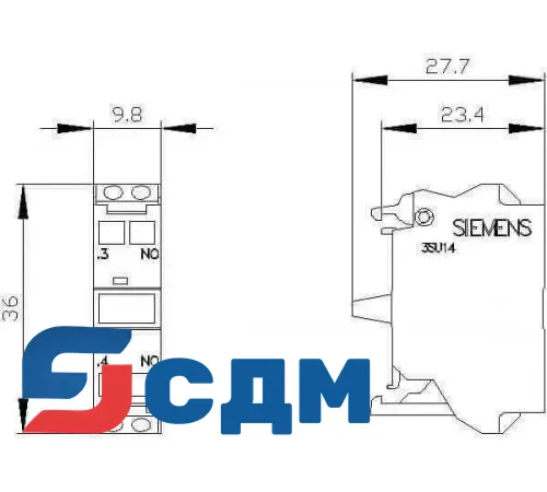 3SU1400-1AA10-3BA0 Контактные модули