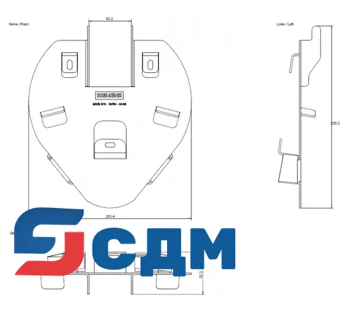 6AV6574-1AF04-4AA0 Монтажная рамка