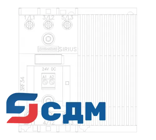 3RF3410-1BB04 Полупроводниковый 3-фазный контактор SIRIUS 3RF34