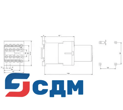Контактор Siemens 3RT1015-1AP04-3MA0