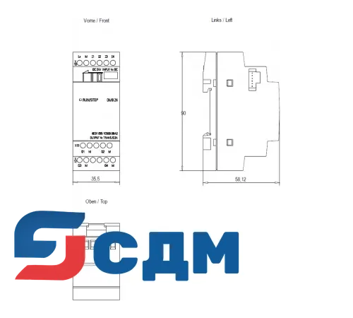 6ED1055-1CB00-0BA2 Логический модуль LOGO!