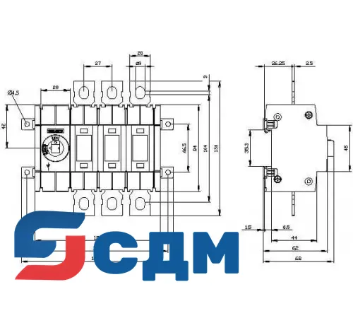3KD3230-0NE10-0 Выключатель-разъединитель SENTRON