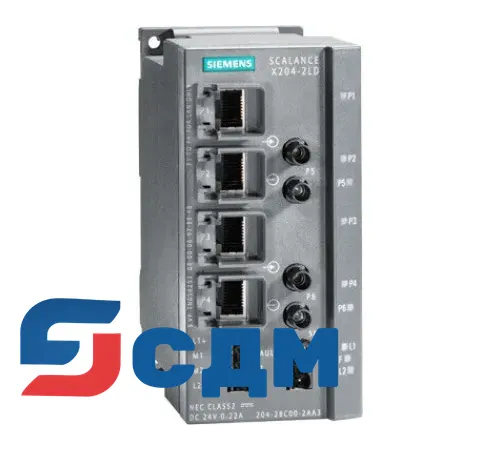 6GK5204-2BC10-2AA3 Управляемый коммутатор SCALANCE X-200