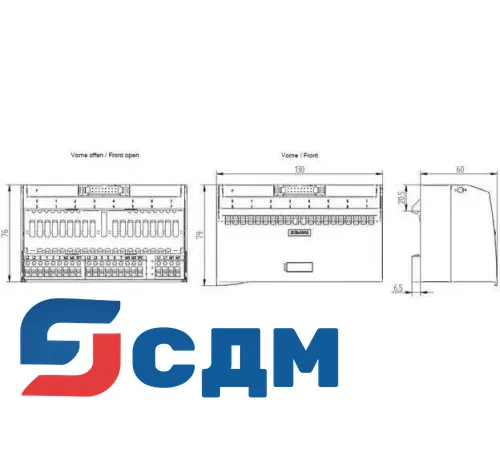 6ES7924-0BF20-0BA0 Клеммный блок