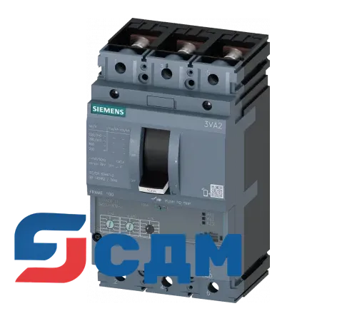 3VA2010-5HL32-0AE0 3VA автоматический выключатель в литом корпусе до 250 A, ETU, 400/690 В, до 150 кА