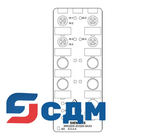 3RK2200-0CQ00-0AA3 Модуль дискретного ввода/вывода К60 с IP67