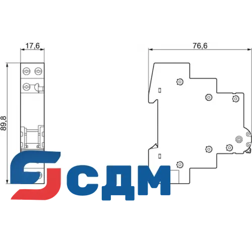 5TE8141 Выключатели 5TE8, установочная глубина 70мм