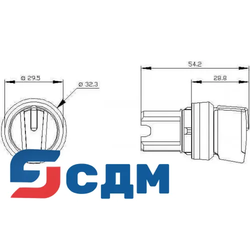 3SU1052-2BM30-0AA0 Селекторные переключатели