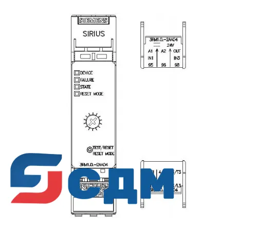 3RM1001-2AA04 SIRIUS 3RM1 пускатель двигателя