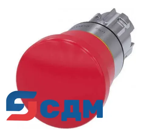 3SU1050-1HA20-0AA0-ZY12 Кнопка грибовидная АВАРИЙНОЙ ОСТАНОВКИ