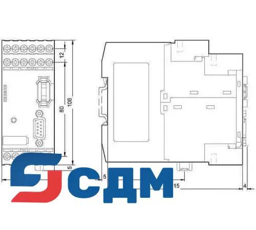 6AG1010-1AU00-4AA0 Базовый блок