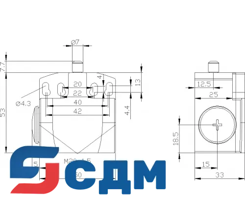 3SE5242-0KC05 Корпуса шириной 50 мм