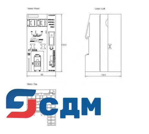 ZNX:EIP-200S Интерфейсный модуль EtherNet/IP