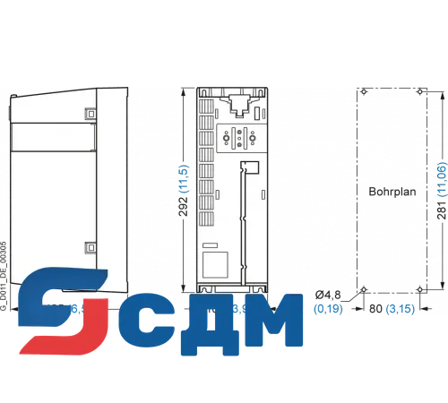 6SL3210-1PE21-4UL0 Частотный преобразователь Сименс