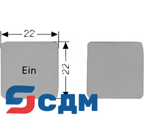 3SB1901-3AS Идентификационный шильдик