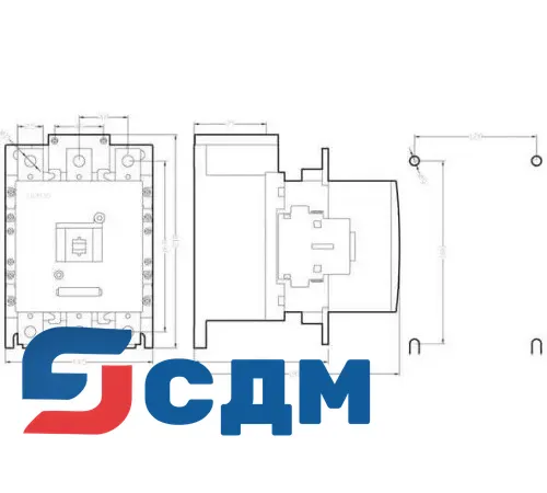 3RT1466-6AP36 SIRIUS 3RT.4 Контактор для резистивных нагрузок (AC-1), 3-полюсные