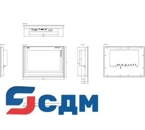 6AV7863-2TB10-0AA0 SIMATIC Industrial Flat Panel