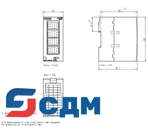 6GK5008-0BA00-1AB2 Неуправляемые коммутаторы SCALANCE XB-000