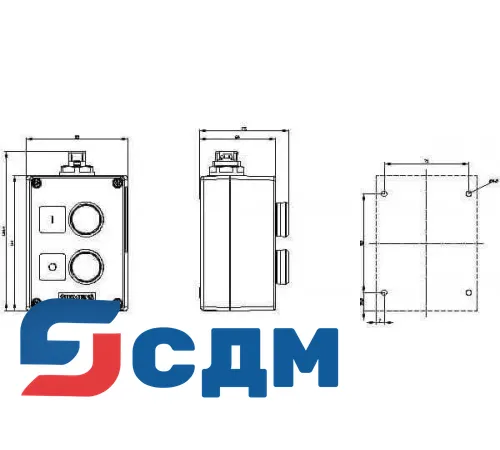 3SU1802-0AC10-4HB1 Кнопка и индикаторные лампы в корпусе для AS-интерфейса