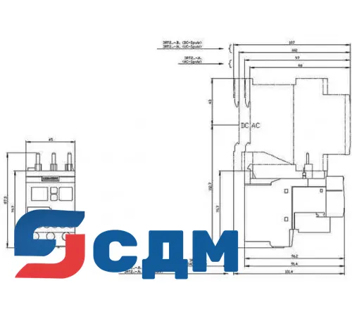 3RR2242-1FA30 Реле контроля тока