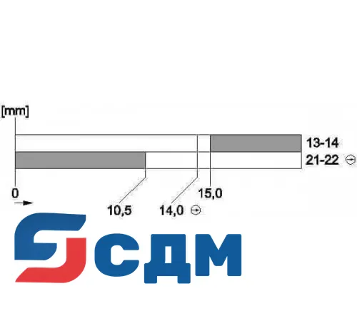3SE5232-0BE10 Корпуса шириной 31 мм в соответствии с EN 50047