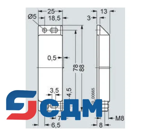 3SE6605-2BA01 Магнитные выключатели SIRIUS 3SE6