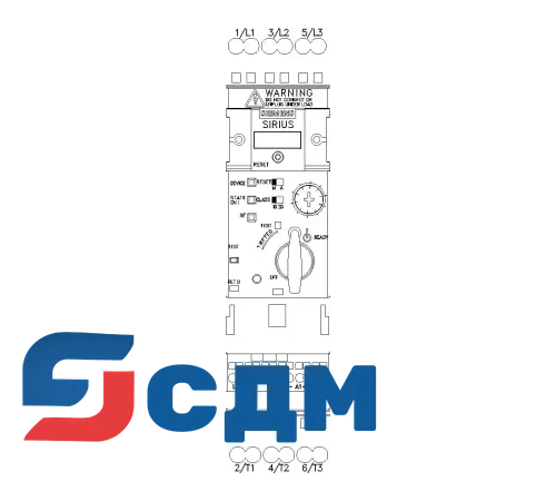 3RA6400-2BB42 Нереверсивный пускатель 3RA64