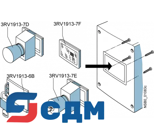 3RV1913-7F Корпуса и передние пластины