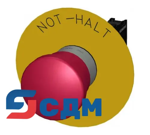 3SU1150-1HA20-1CH0 Кнопка грибовидная АВАРИЙНОЙ ОСТАНОВКИ