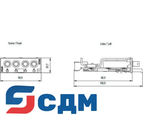 6GK5991-2AB00-8AA0 Конвертирующий модуль для SCALANCE X-300