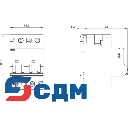 5SP4280-7 Автоматический выключатель