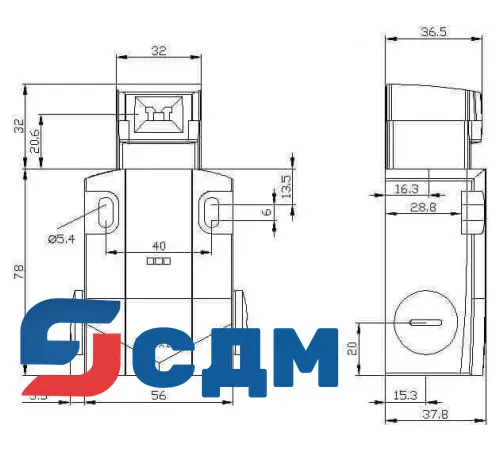 3SE5122-3QV10 Корпус шириной 56 мм