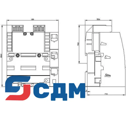 3RV2917-1E Система ввода электропитания 3RV29