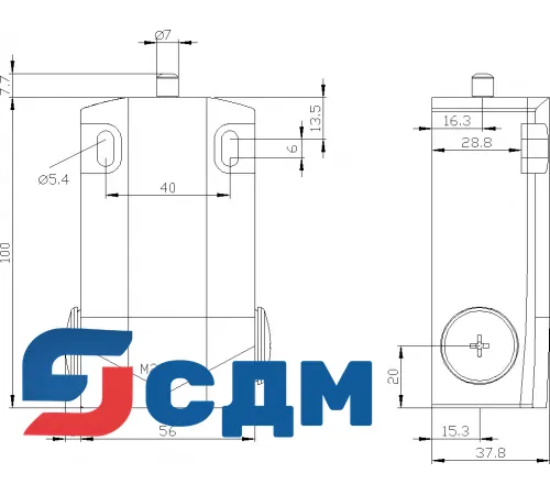 3SE5162-0DA00 XL, Ширина корпуса 56 мм