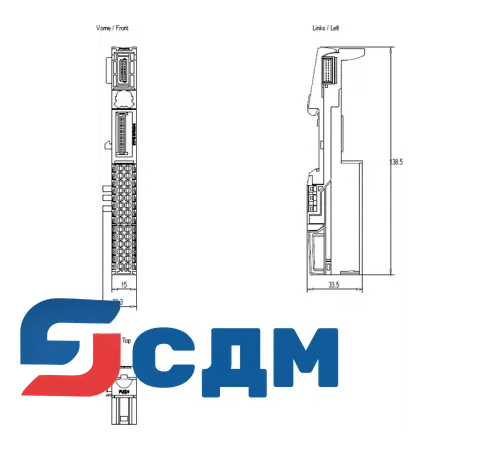 6ES7193-6BP20-0DA0 Базовый блок