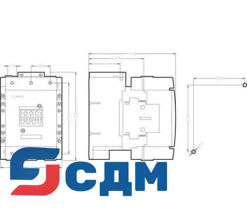 Контактор Siemens 3RT1054-1NB36