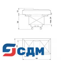 3SB3101-8BC81 Приводы - Двойные кнопки