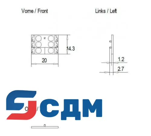 6ES7193-6CP51-2MC0 Рамка цветной кодировки контактов