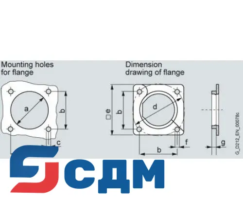 6FX2003-7HX00 Монтажный фланец